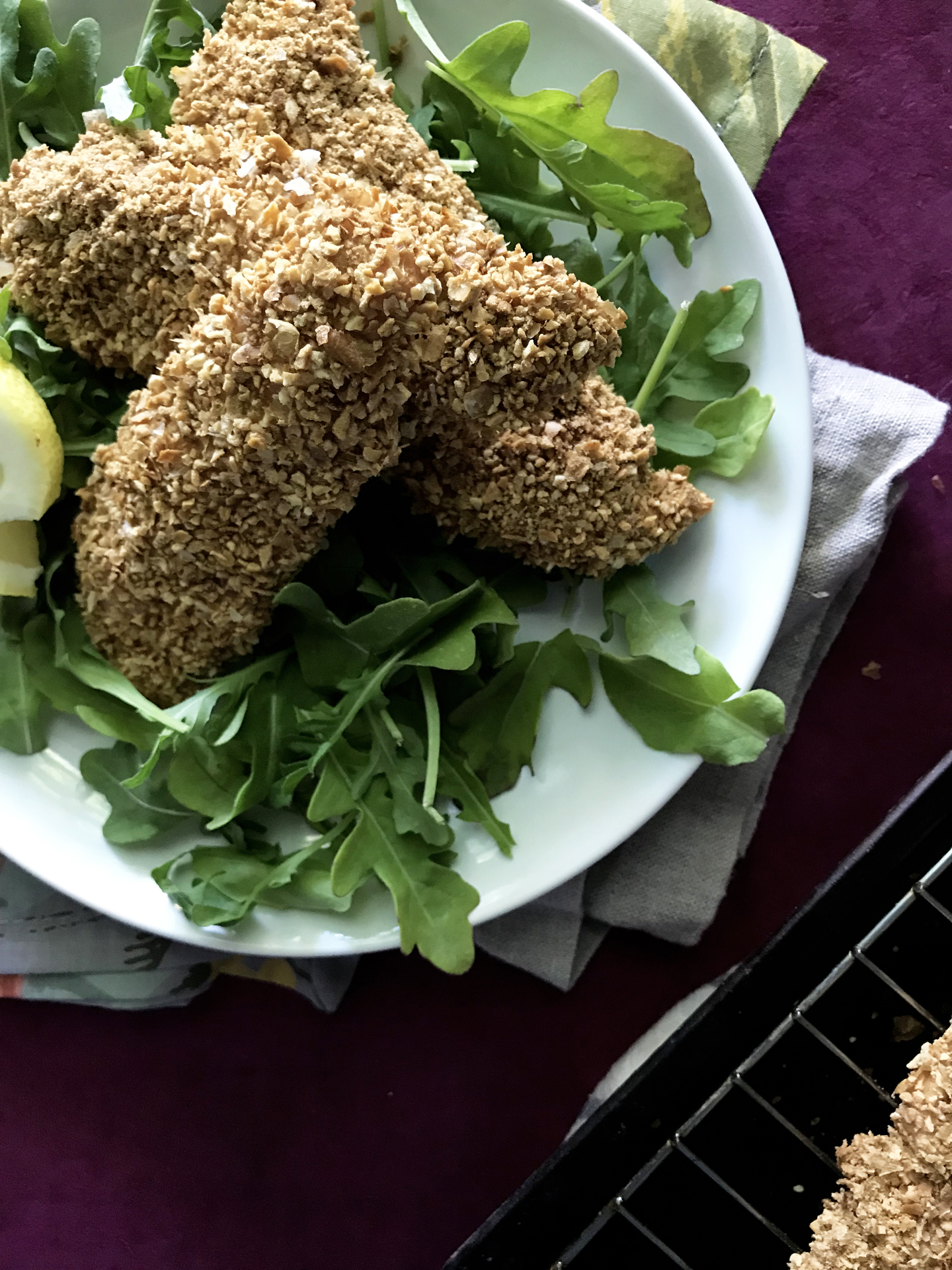 Chickpea Crusted Egg-Free Chicken Tenders