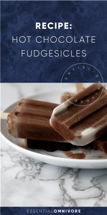 Essential Omnivore - hot chocolate fudgesicles recipe
